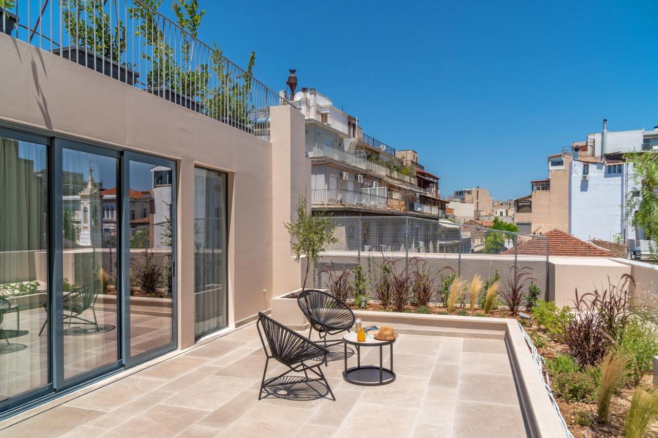 Hellenic Vibes Smart Hotel Atenas Exterior foto Rooftop terrace