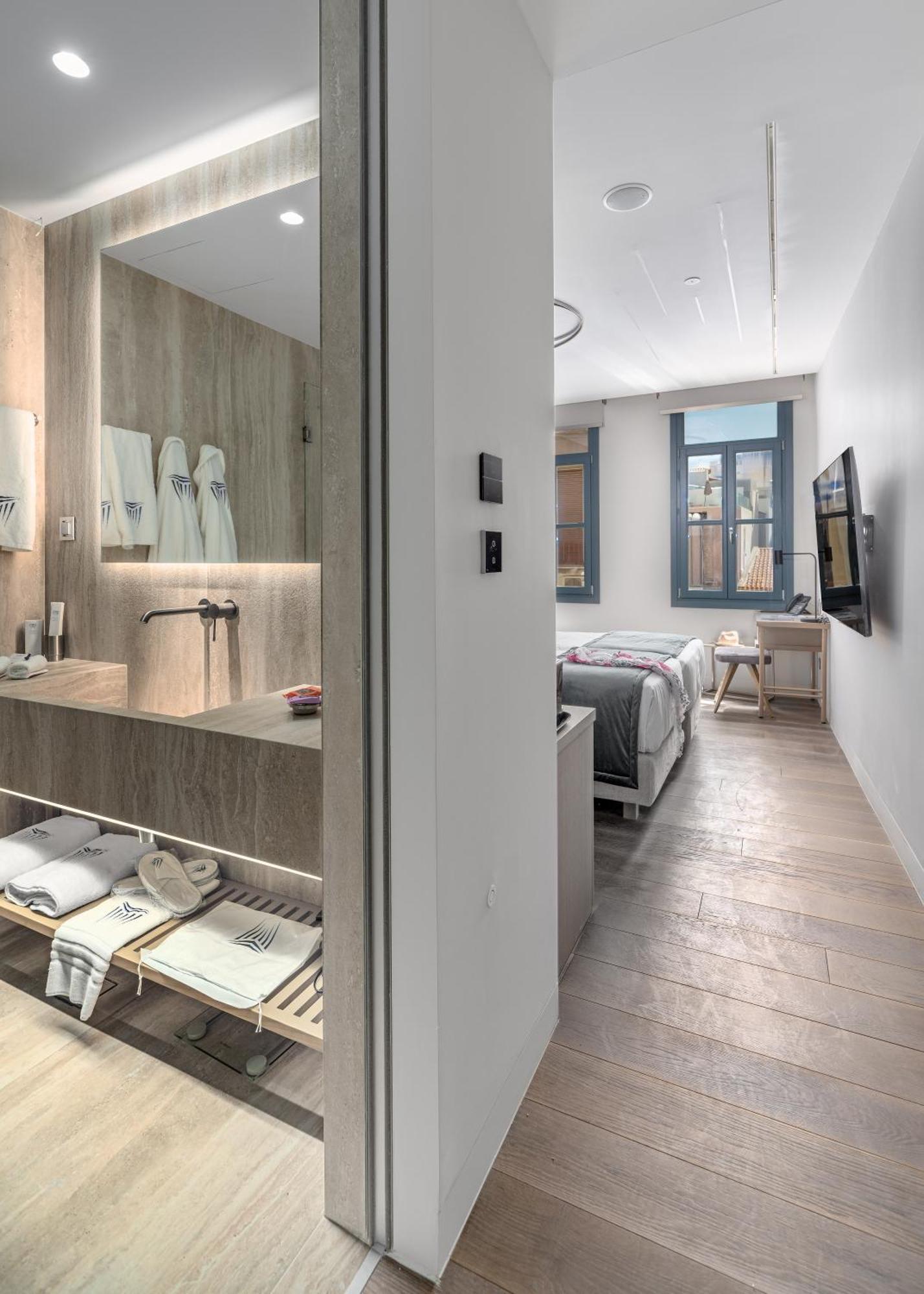 Hellenic Vibes Smart Hotel Atenas Exterior foto A room at the hotel
